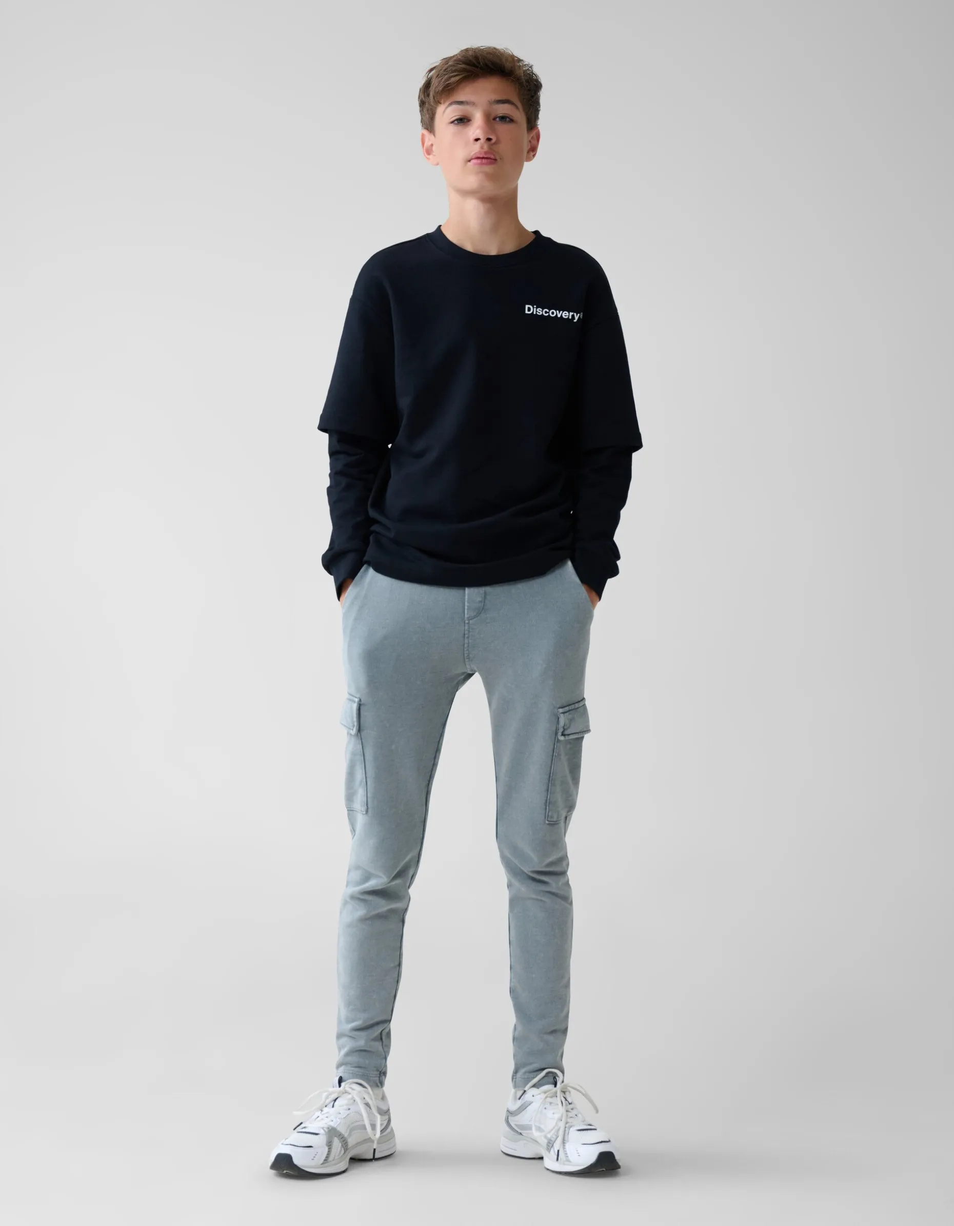 Acid Washed Cargo Broek