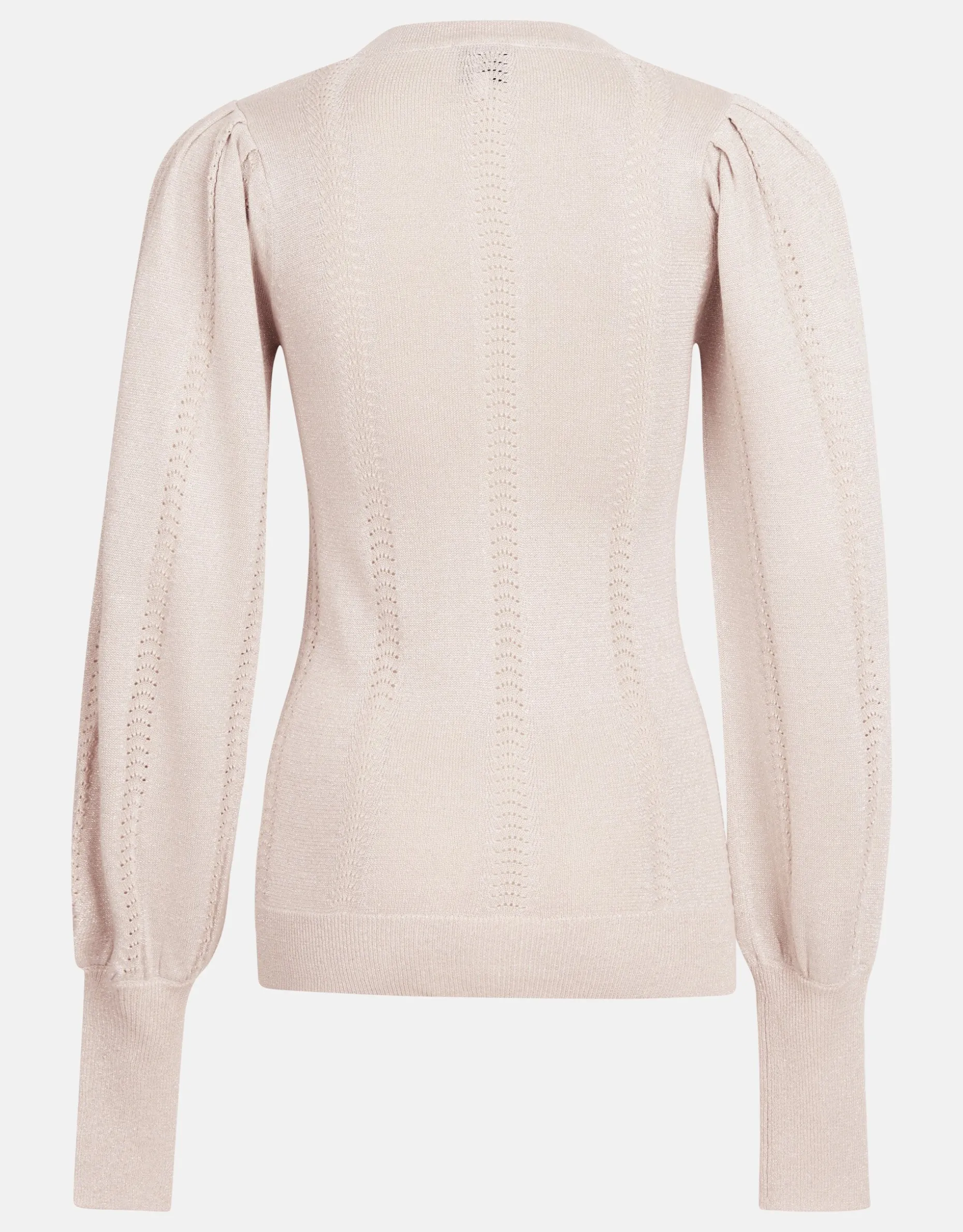 Ajour Top Beige