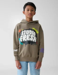 Artwork Hoodie Groen