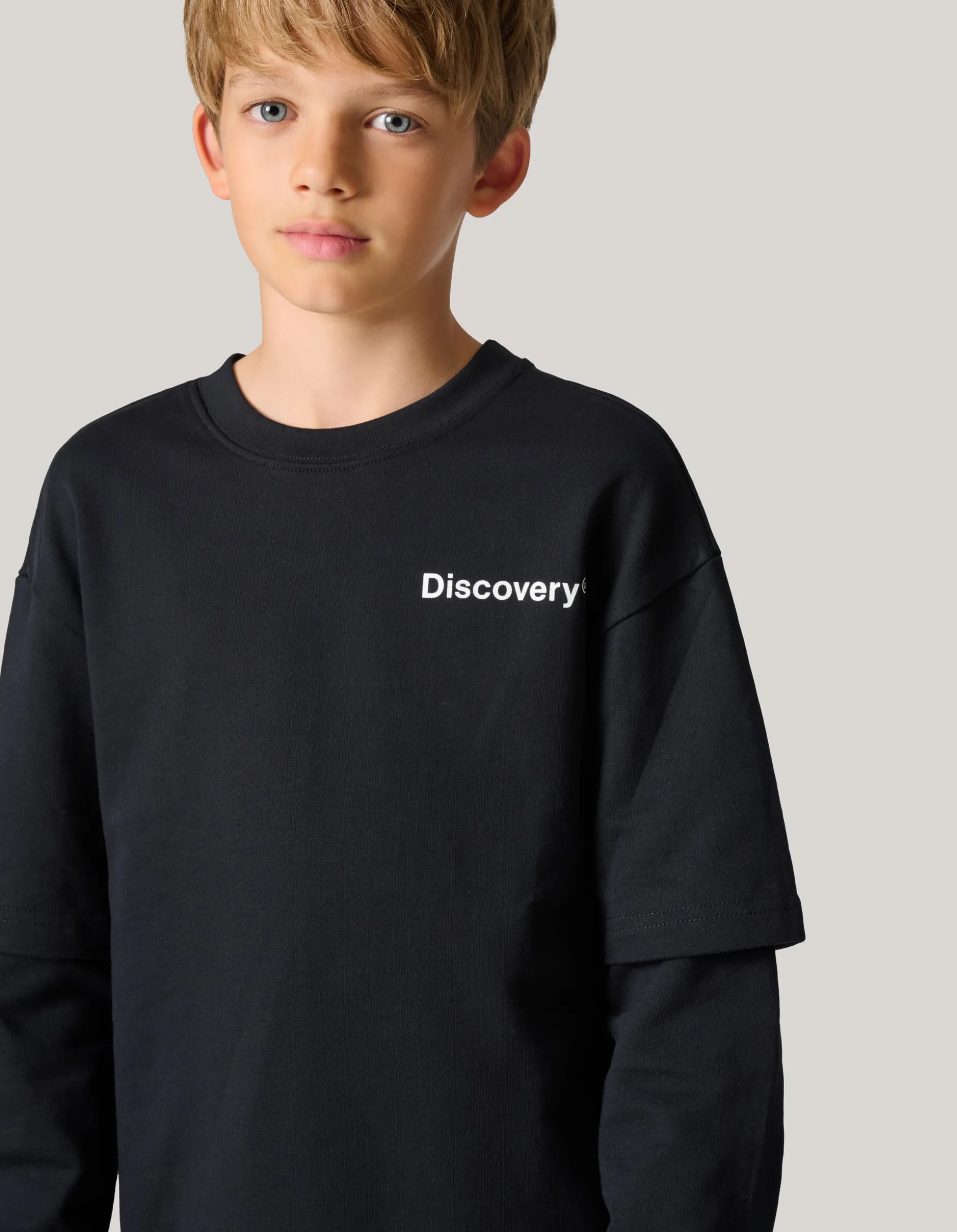 Artwork Longsleeve T-shirt Zwart