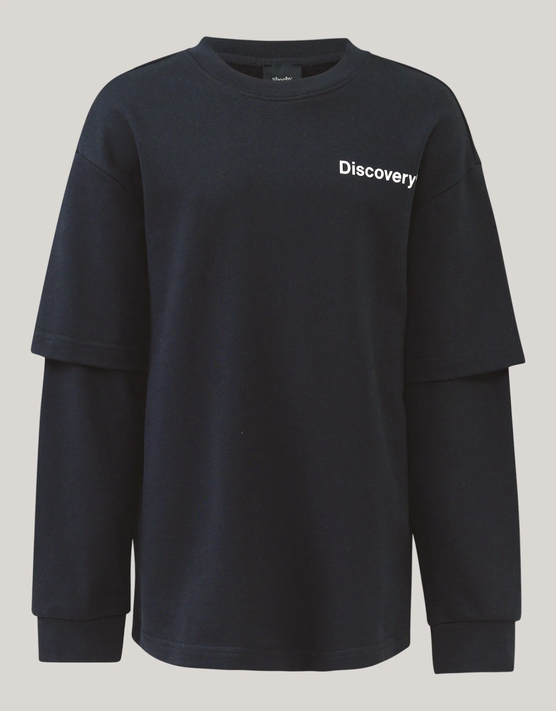 Artwork Longsleeve T-shirt Zwart