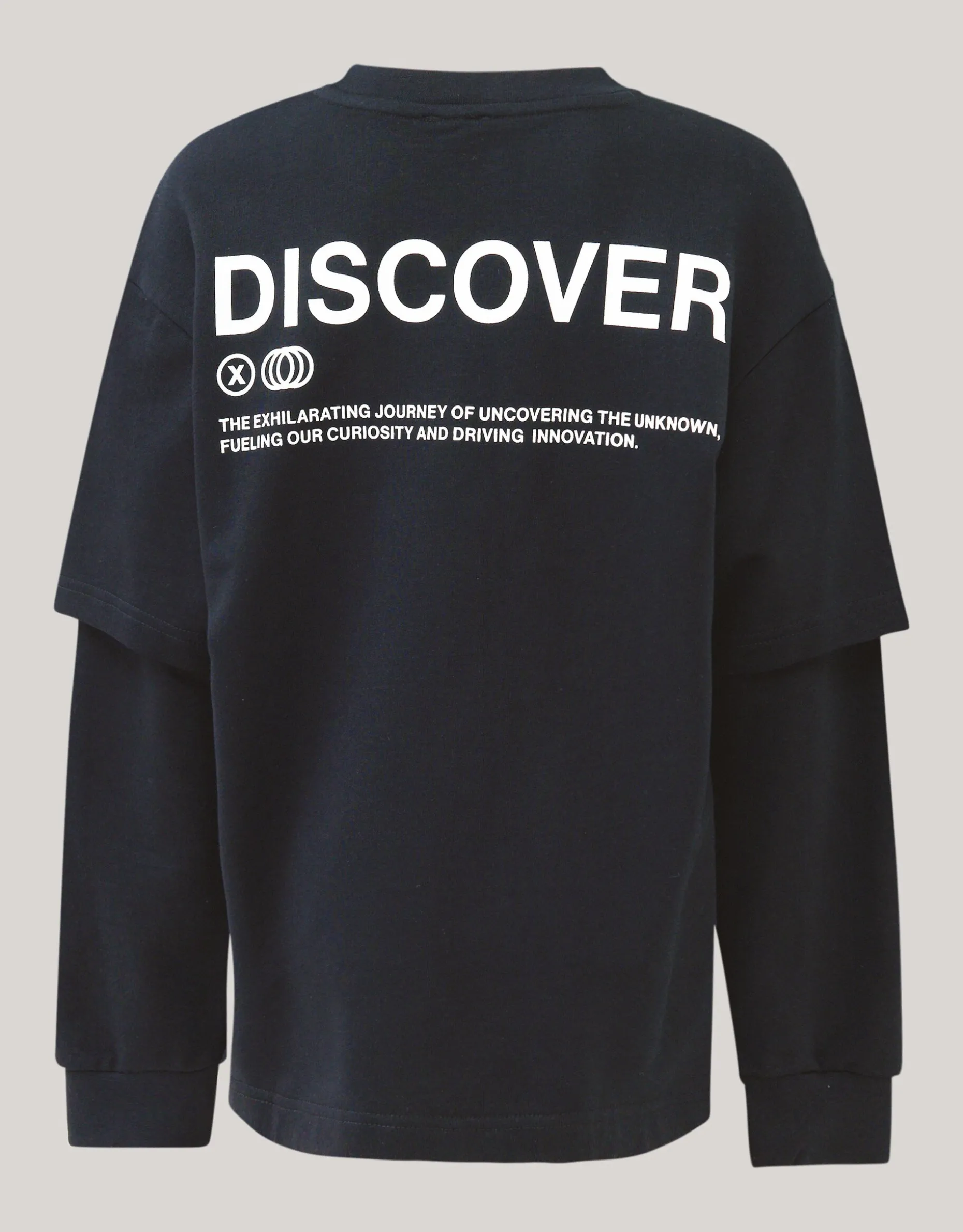 Artwork Longsleeve T-shirt Zwart