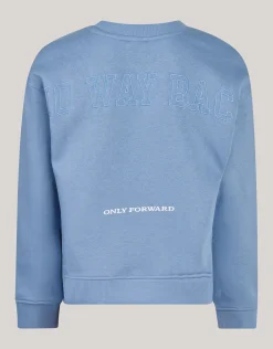 Artwork Sweater Blauw