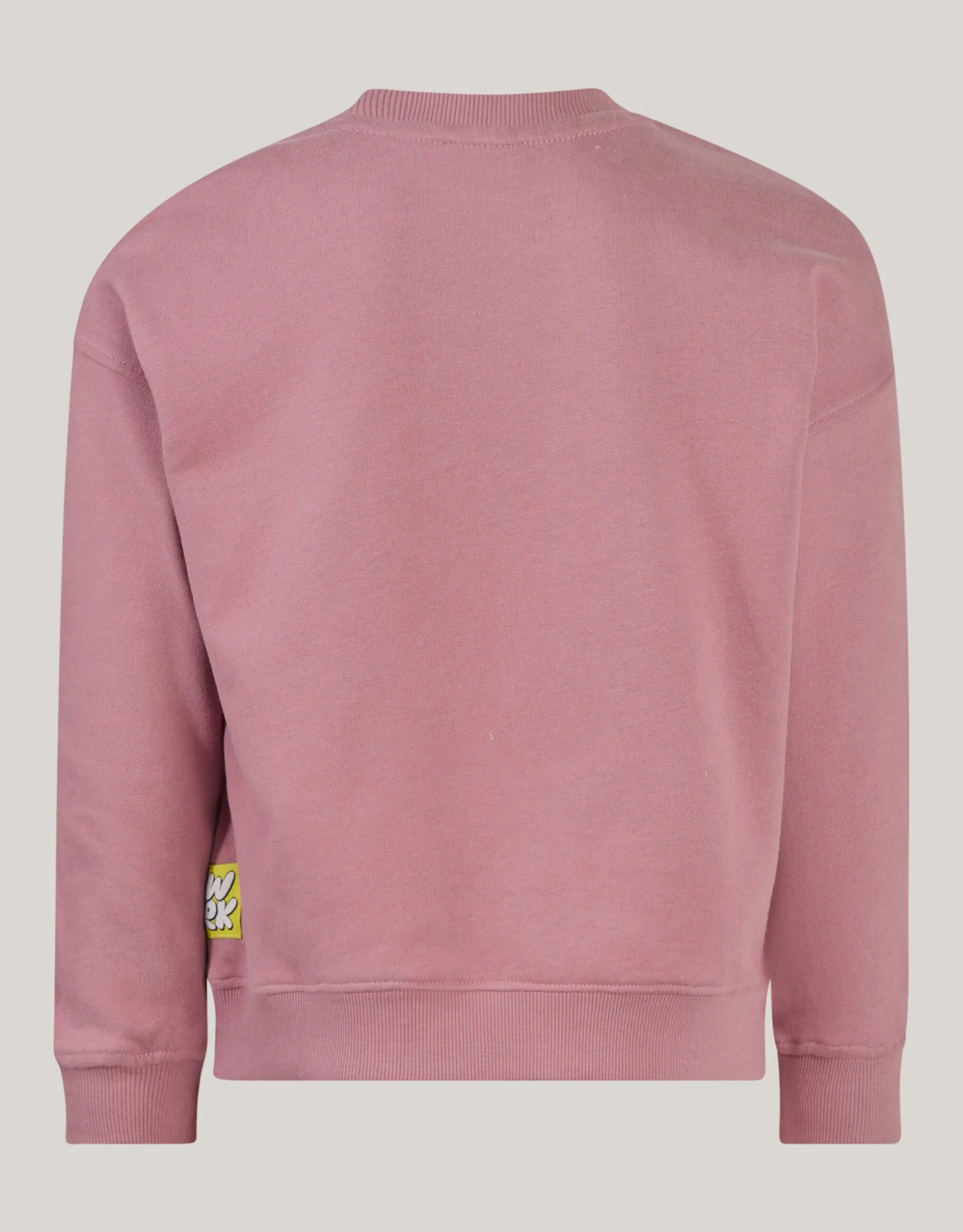 Artwork Sweater Donkerroze