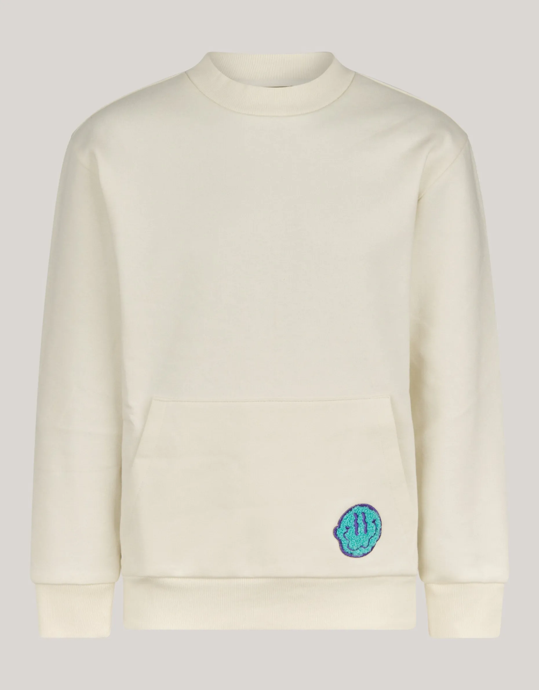 Artwork Sweater Gebroken Wit