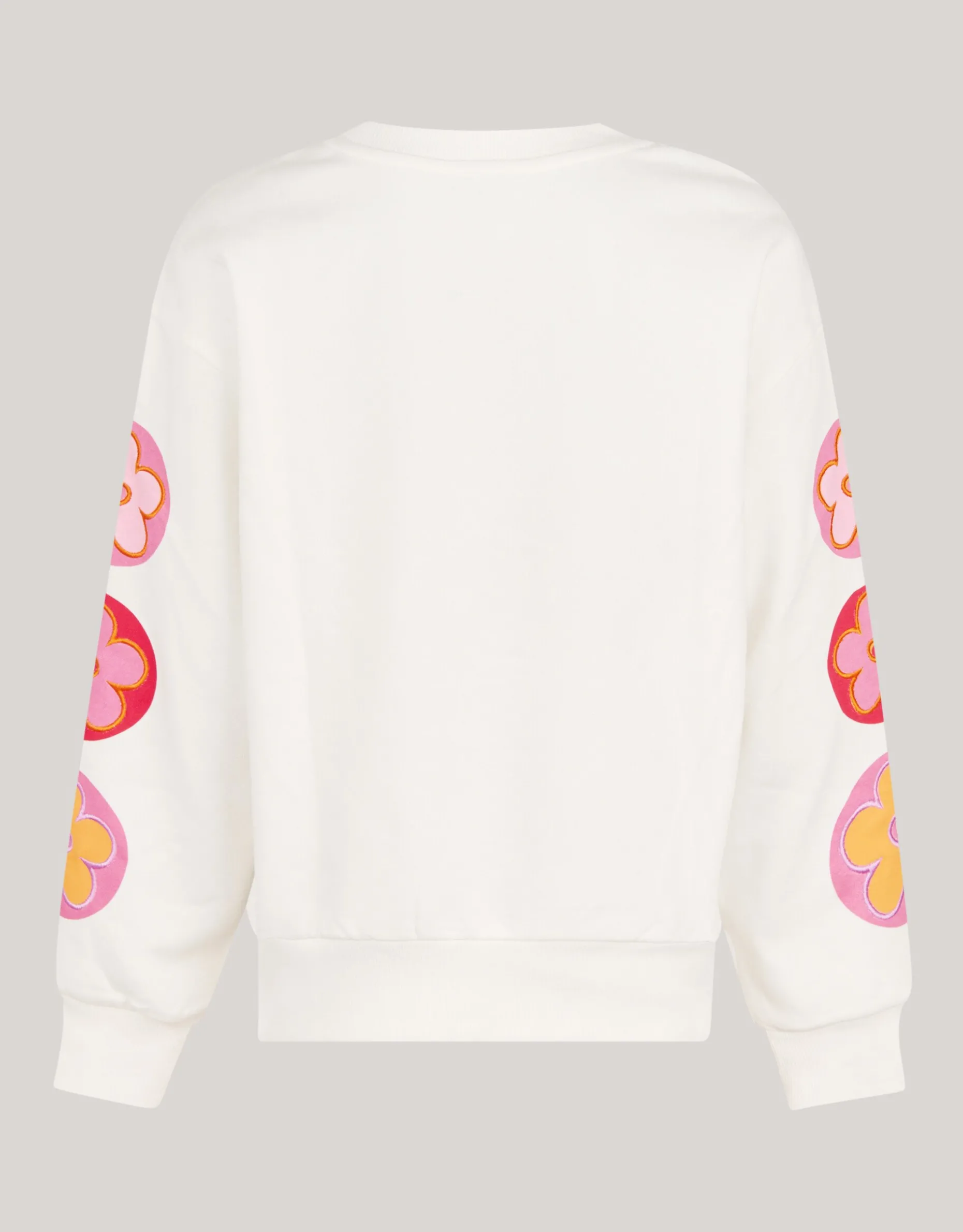 Artwork Sweater Gebroken Wit