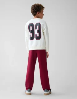 Artwork Sweater Gebroken Wit