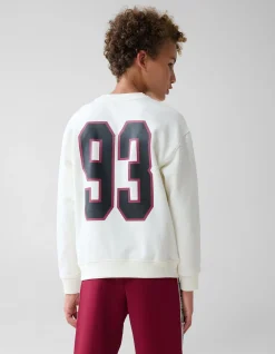 Artwork Sweater Gebroken Wit