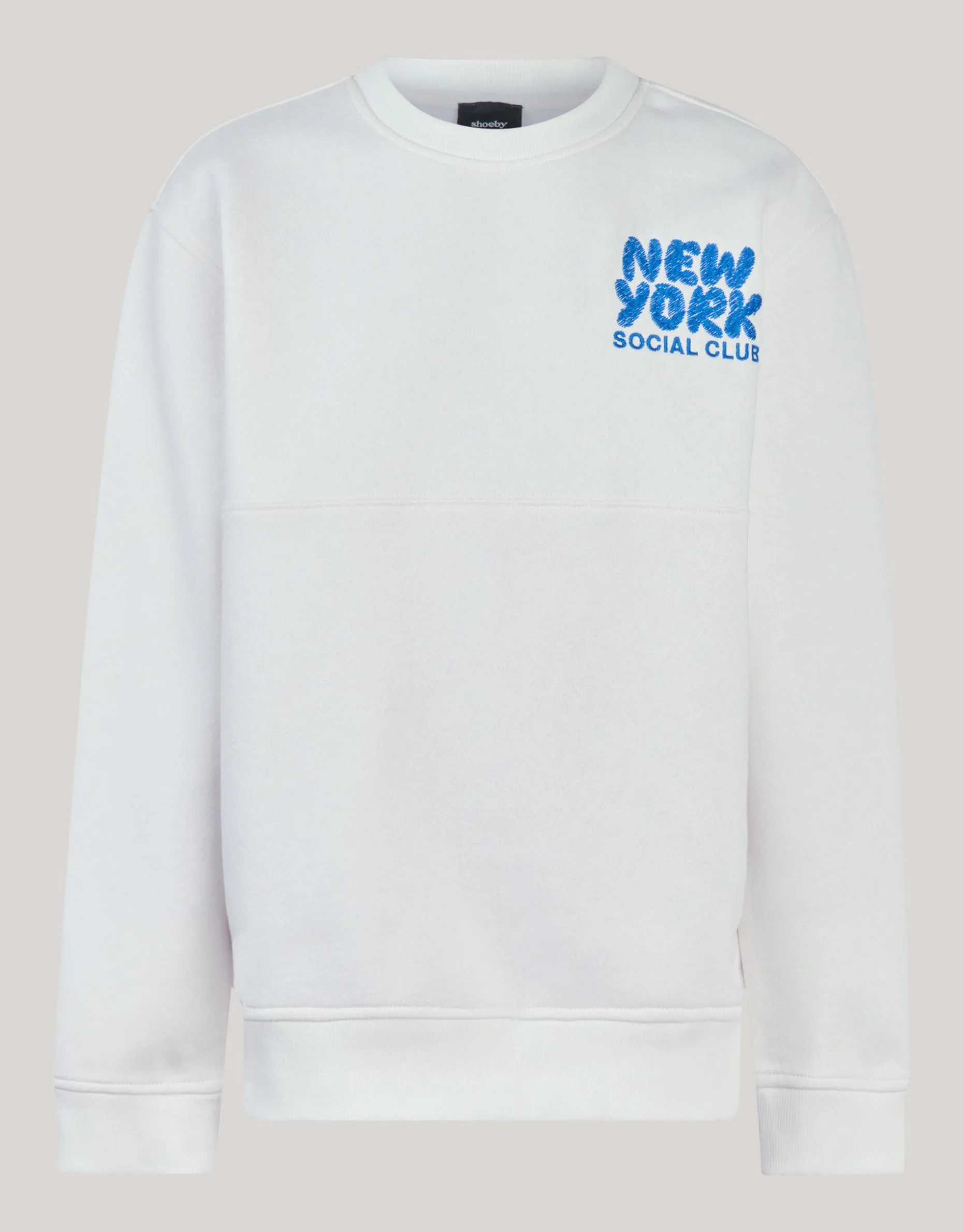 Artwork Sweater Gebroken Wit