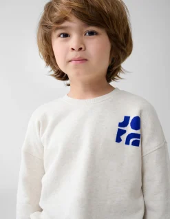 Artwork Sweater Lichtgrijs