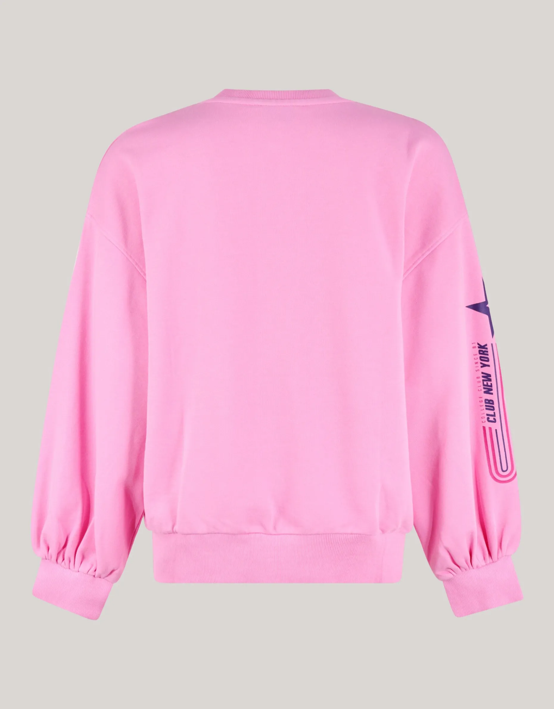 Artwork Sweater Roze