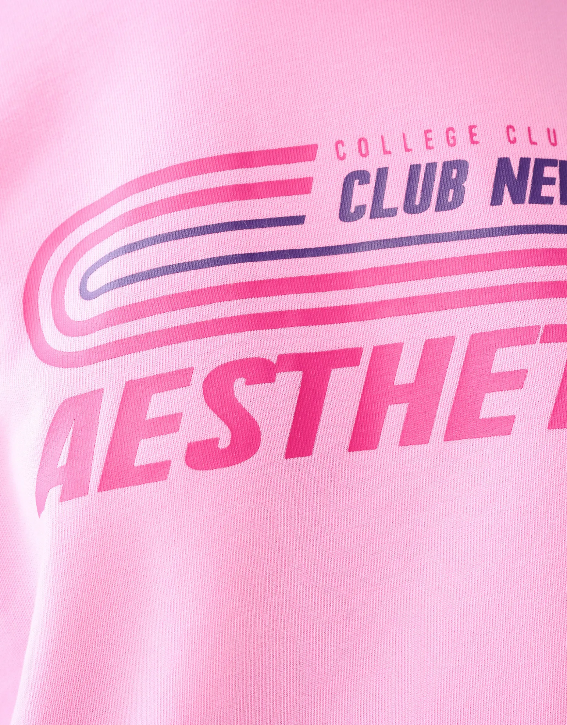 Artwork Sweater Roze