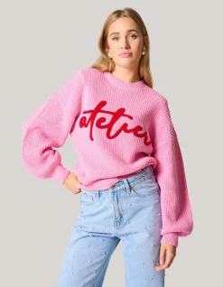 Artwork Trui Roze