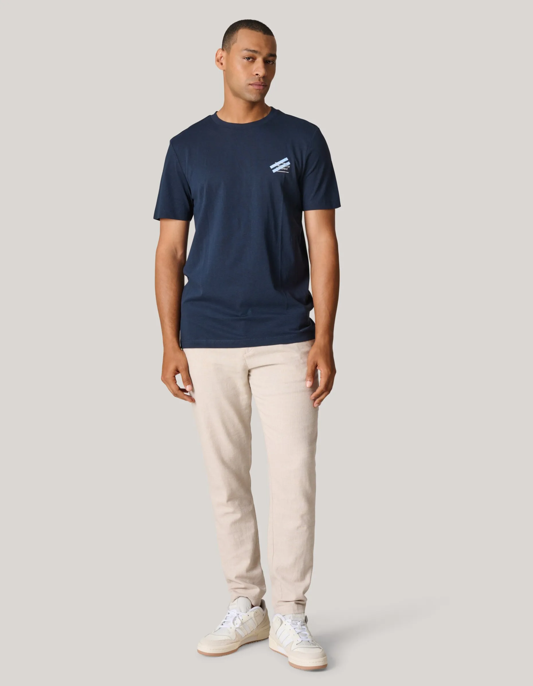 Artwork T-shirt Donkerblauw
