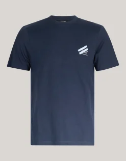 Artwork T-shirt Donkerblauw