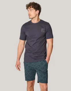 Artwork T-shirt Donkergrijs