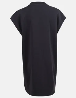 Artwork T-shirt Jurk Zwart