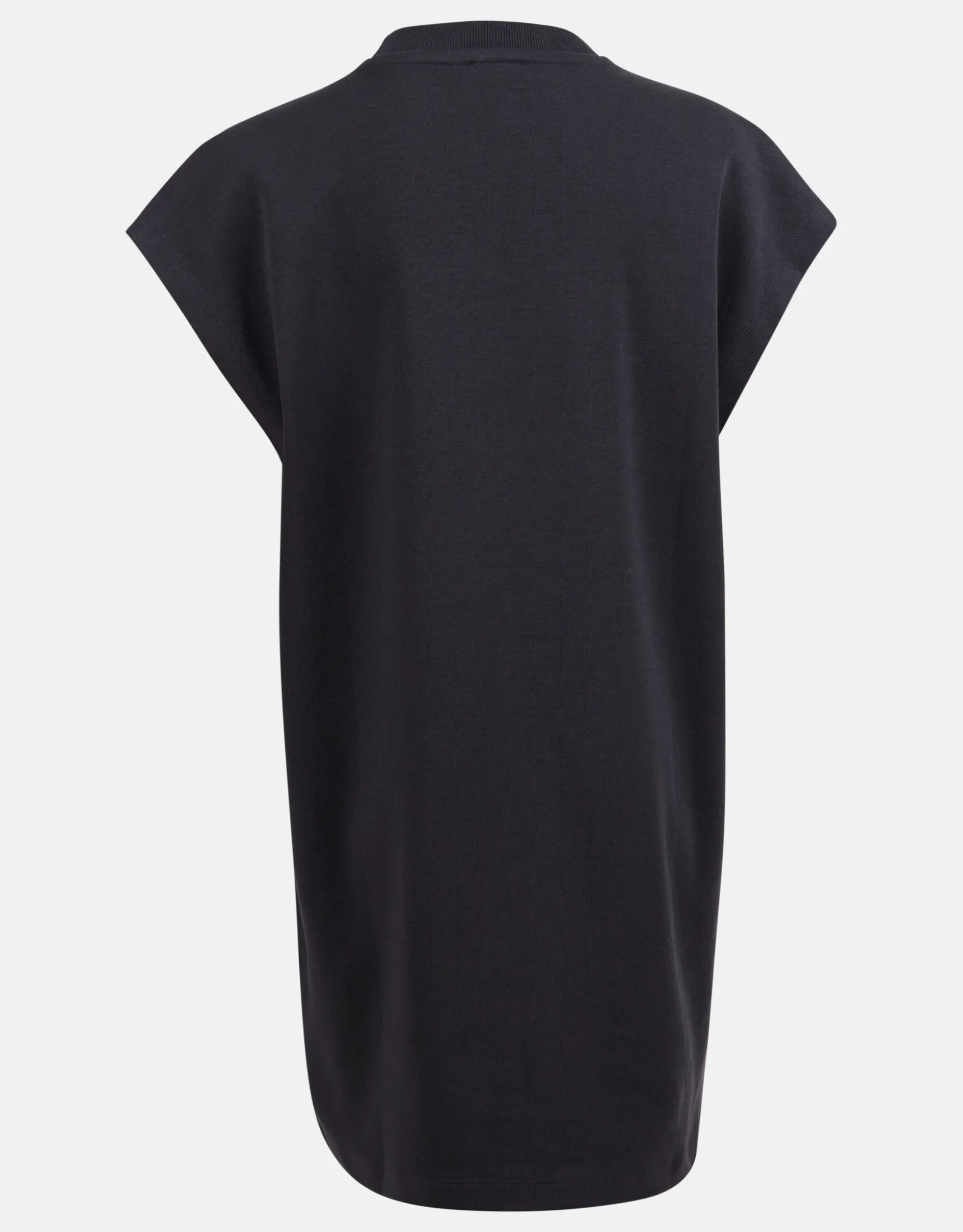 Artwork T-shirt Jurk Zwart