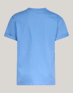 Artwork T-shirt Lichtblauw