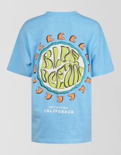 Artwork T-shirt Lichtblauw