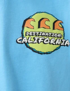 Artwork T-shirt Lichtblauw