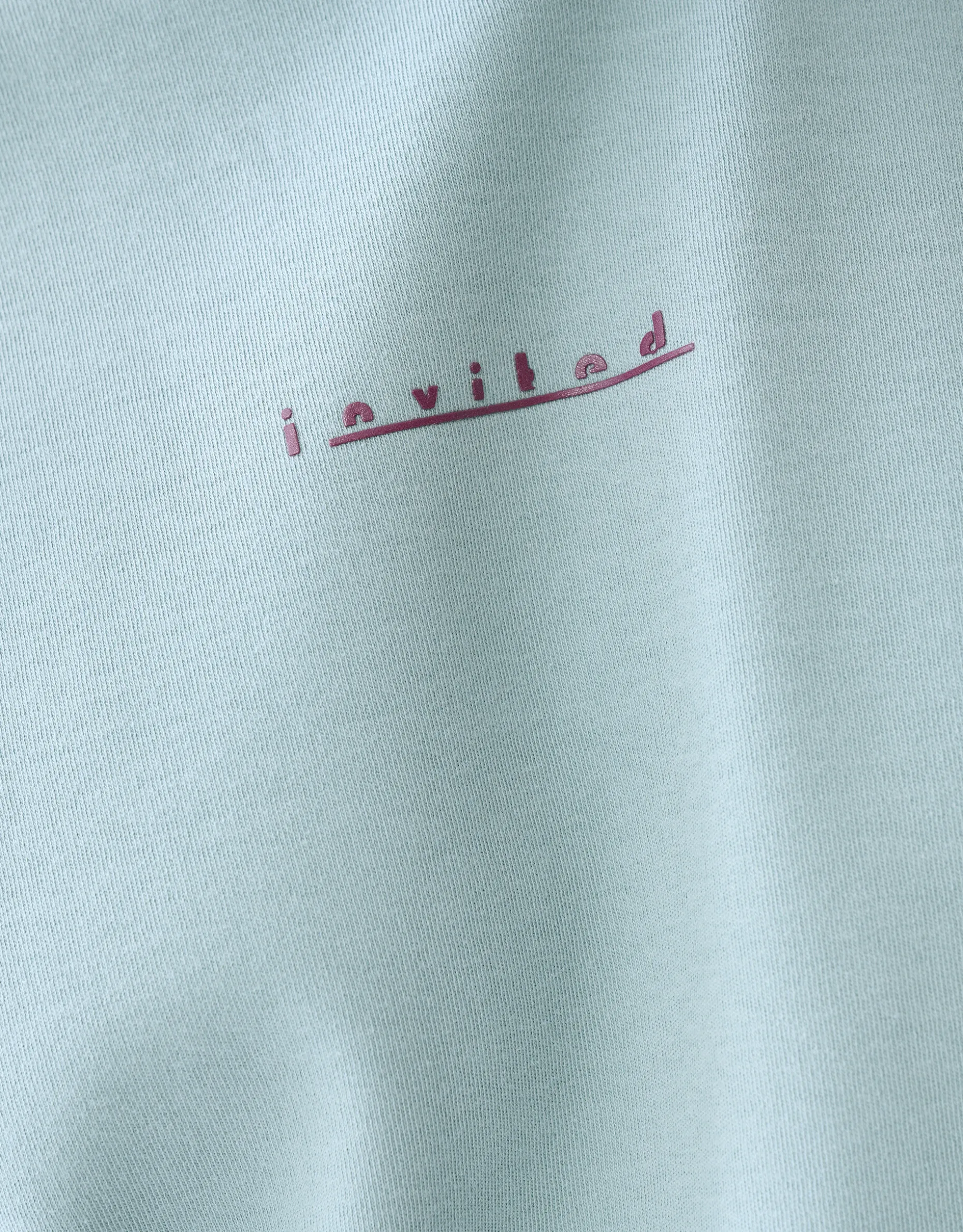 Artwork T-shirt Lichtblauw