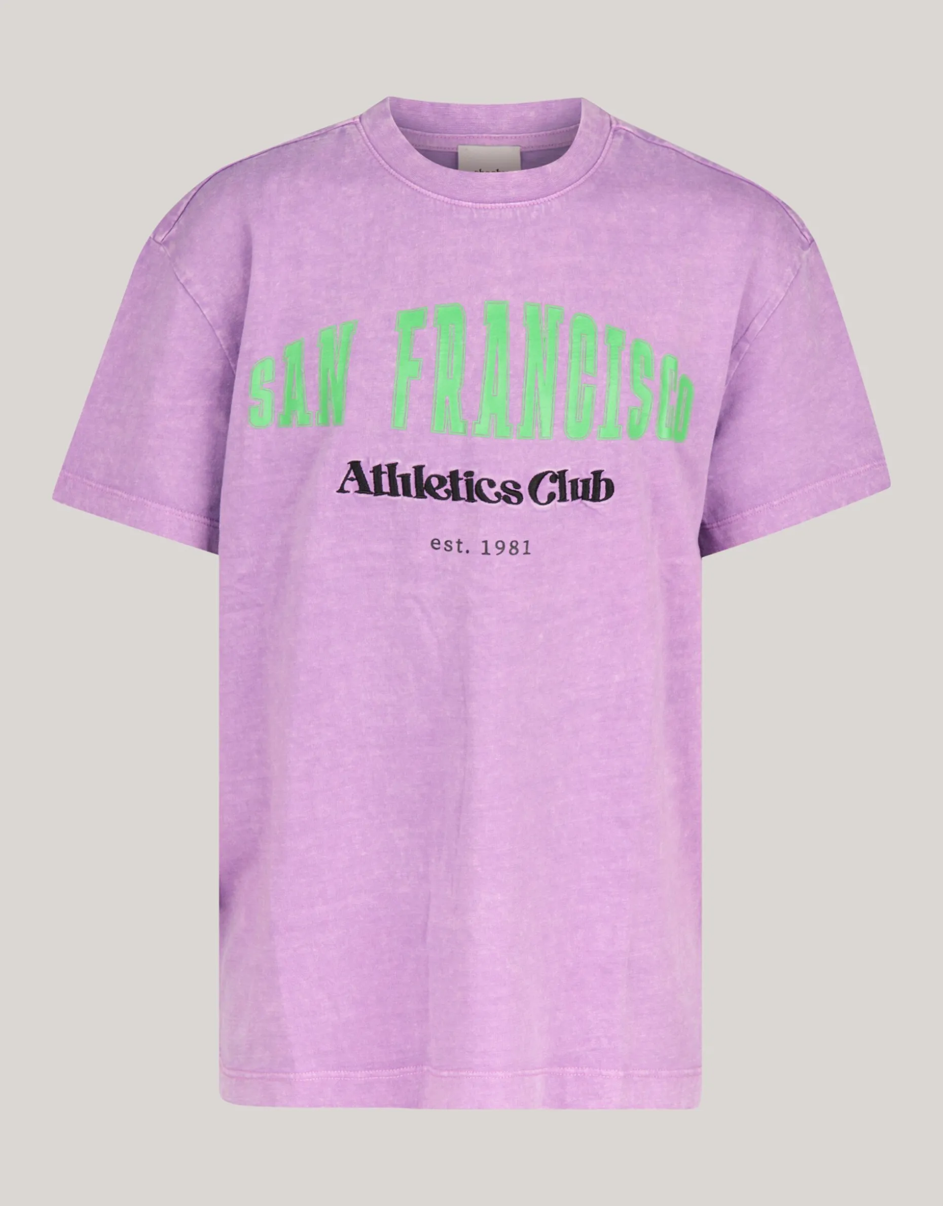 Artwork T-shirt Paars
