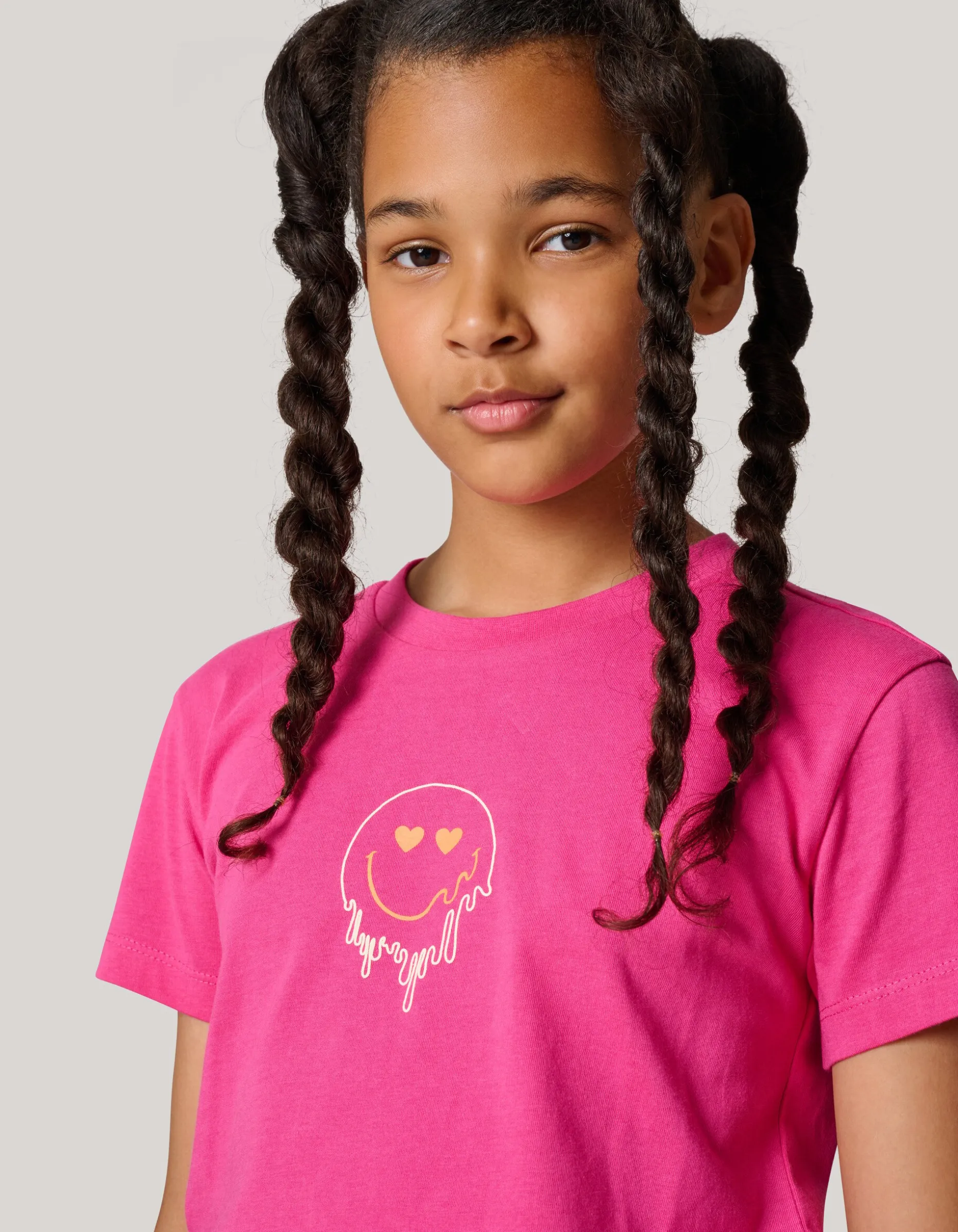 Artwork T-shirt Roze