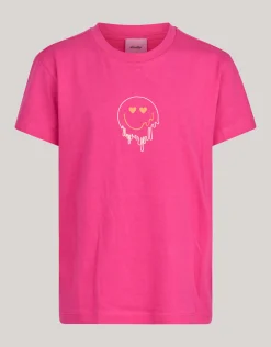 Artwork T-shirt Roze