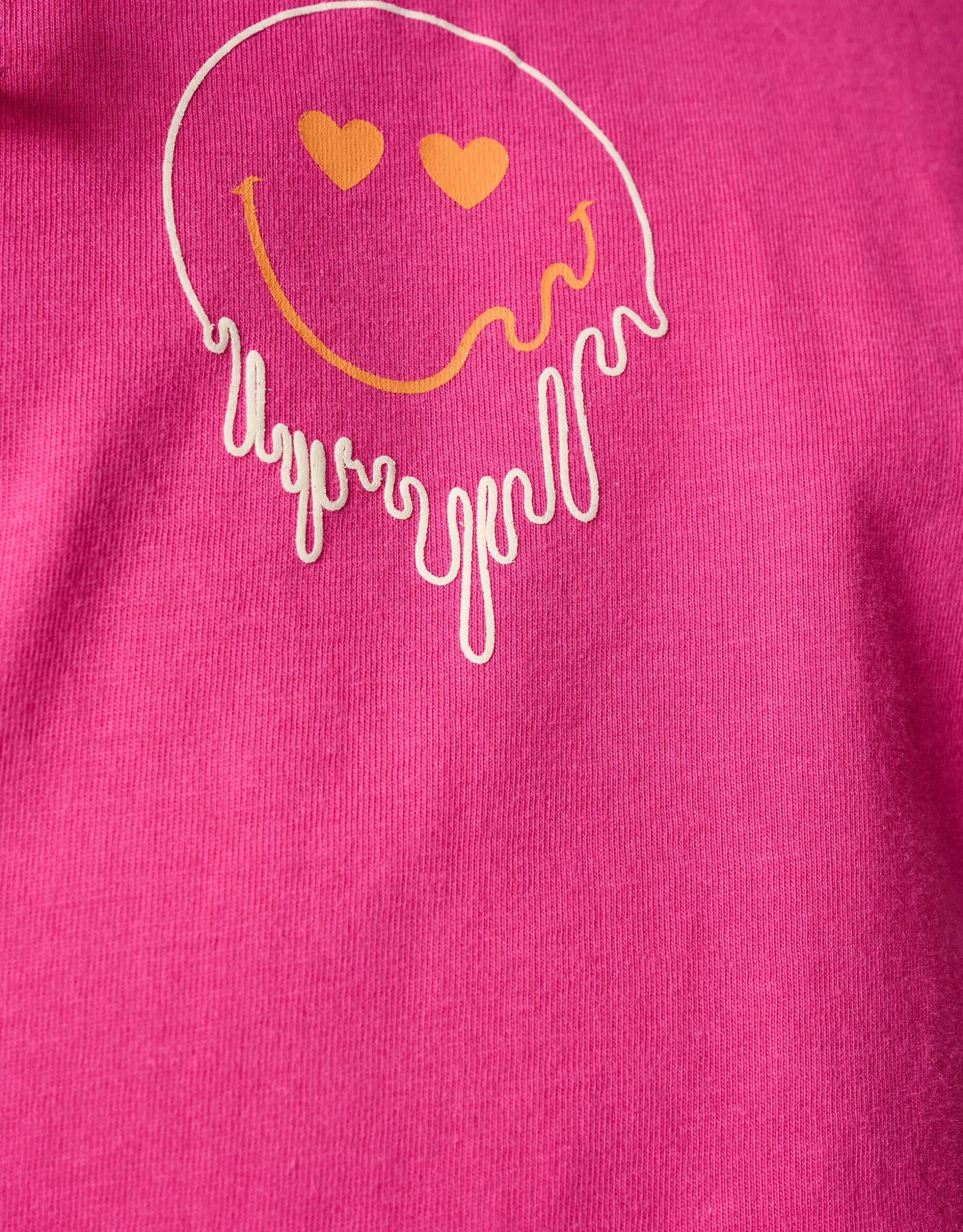 Artwork T-shirt Roze