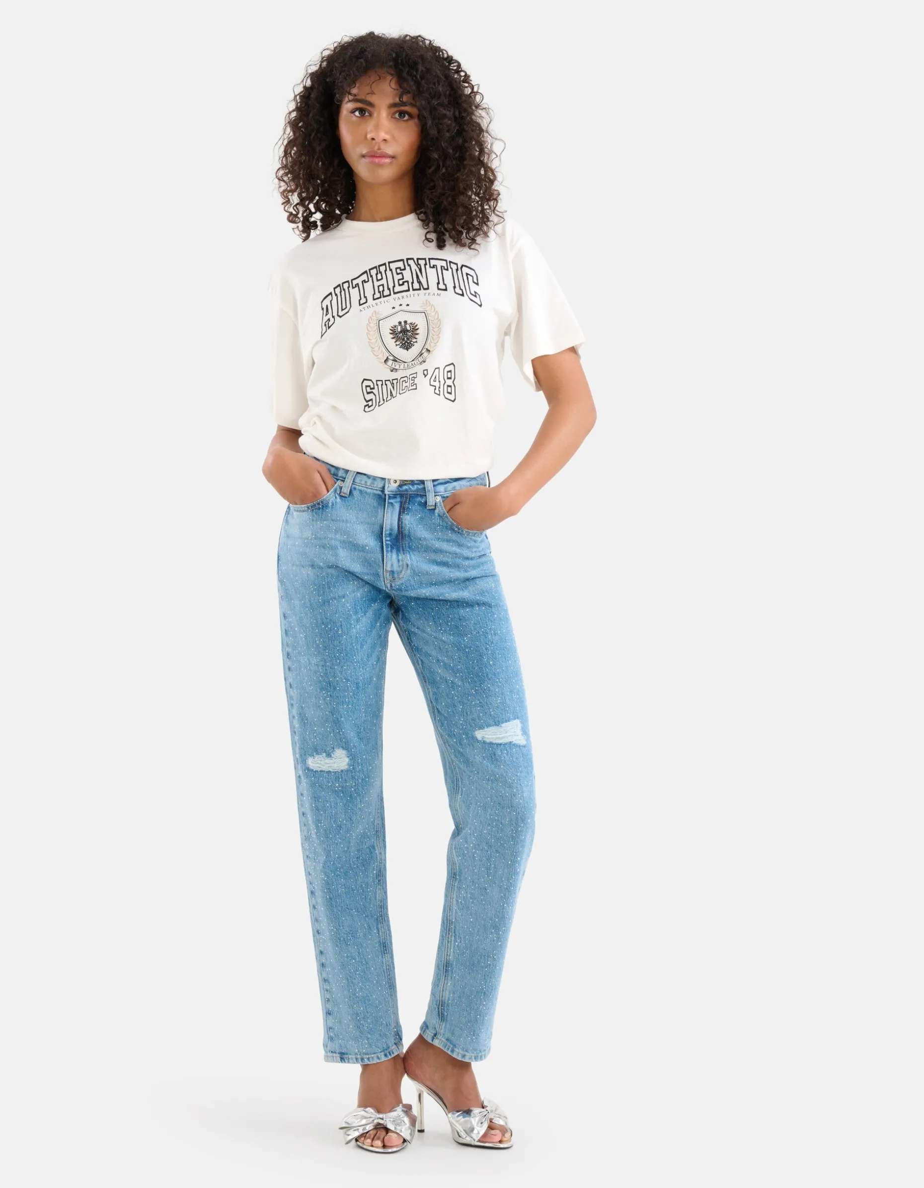 Artwork T-shirt Wit