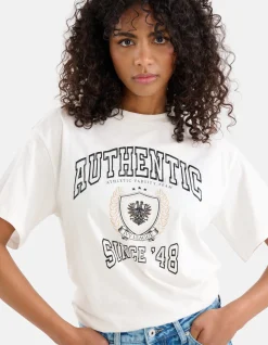 Artwork T-shirt Wit