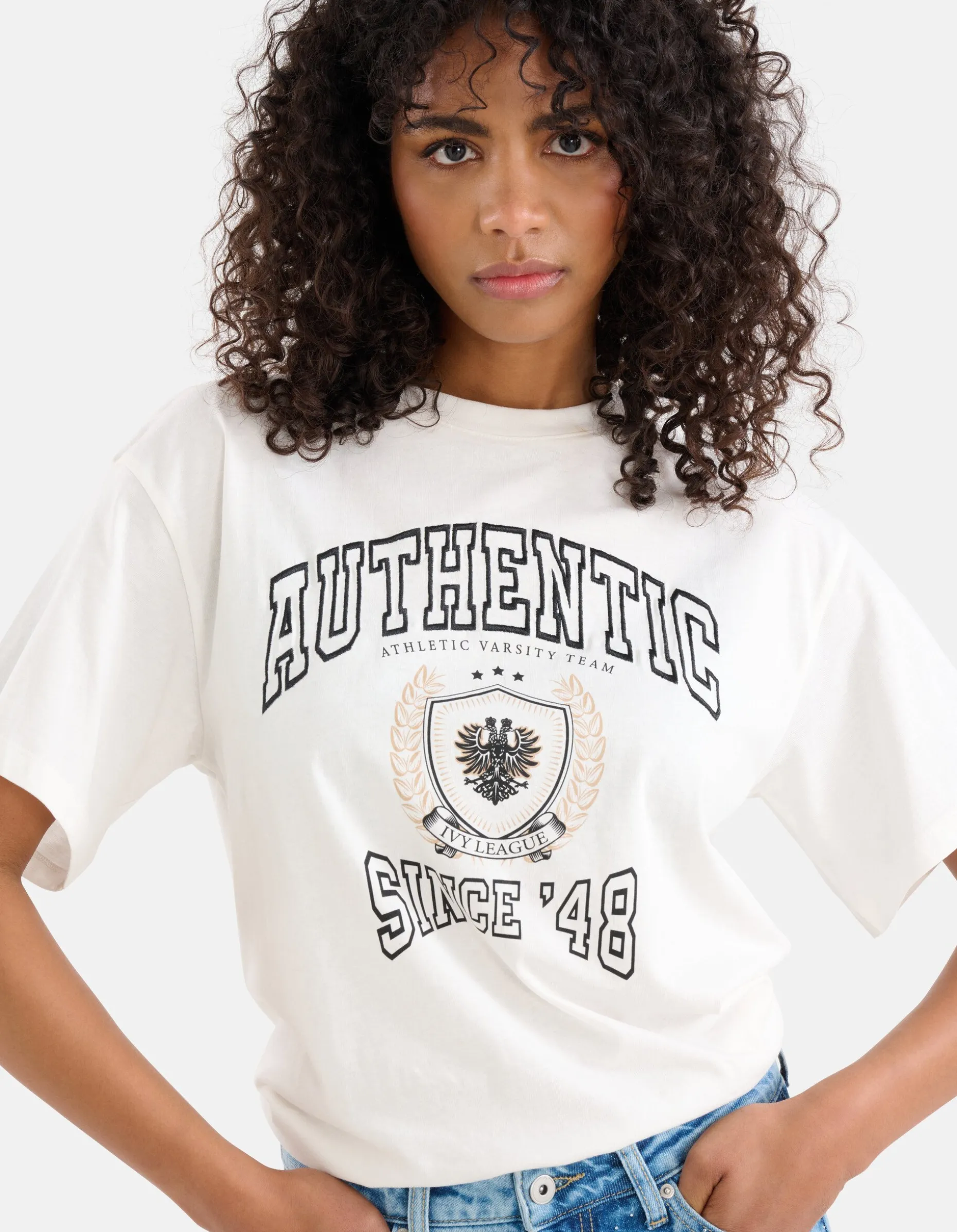 Artwork T-shirt Wit