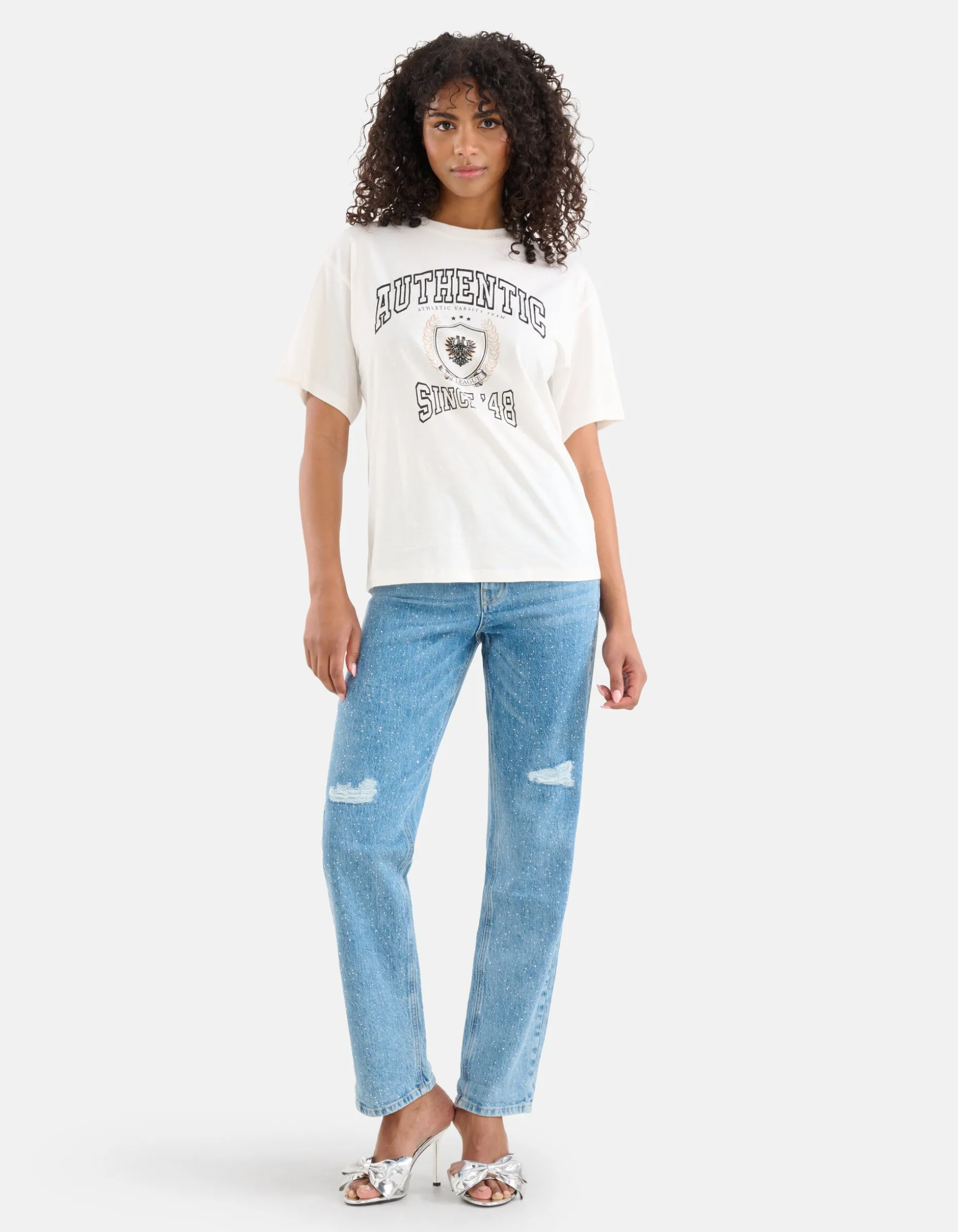 Artwork T-shirt Wit