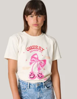 Artwork T-shirt Wit