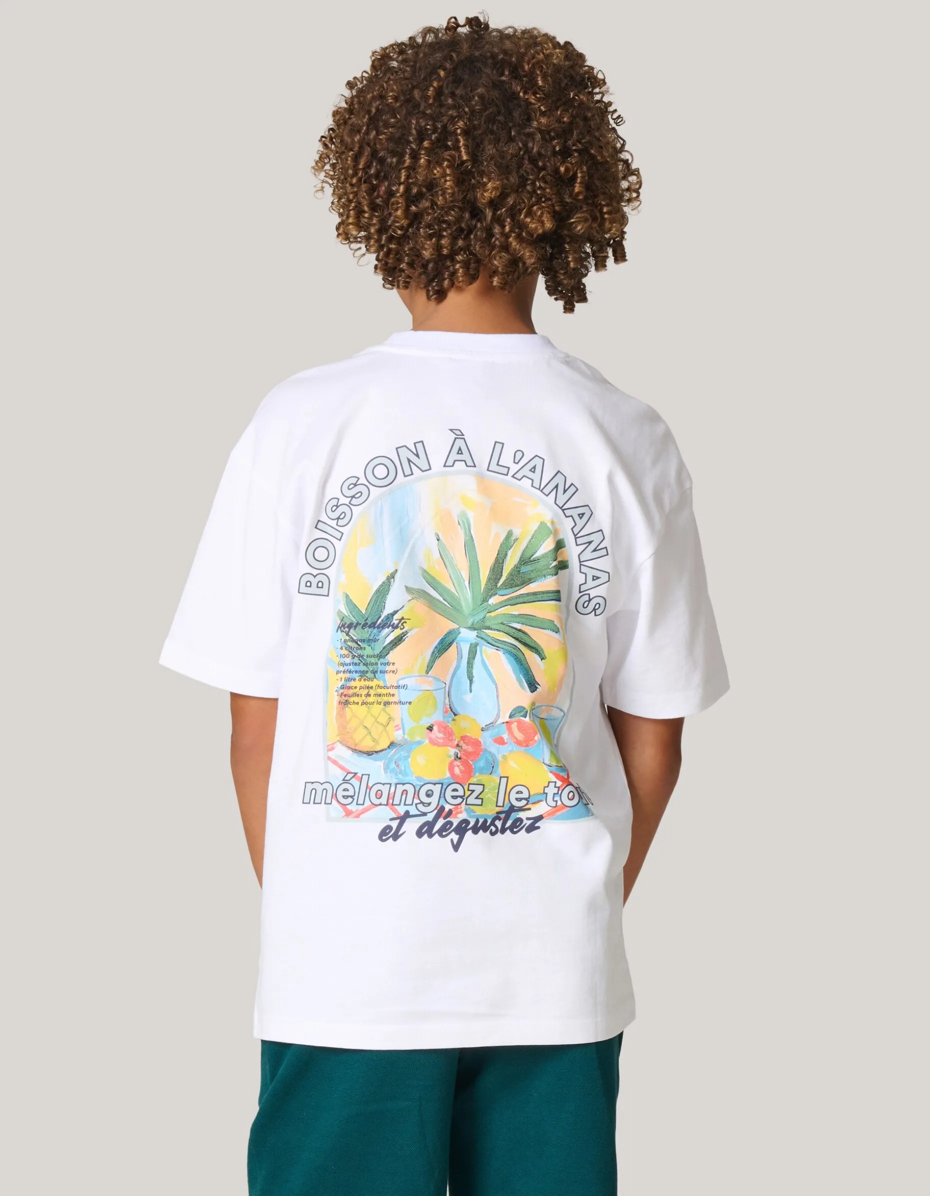 Artwork T-shirt Wit