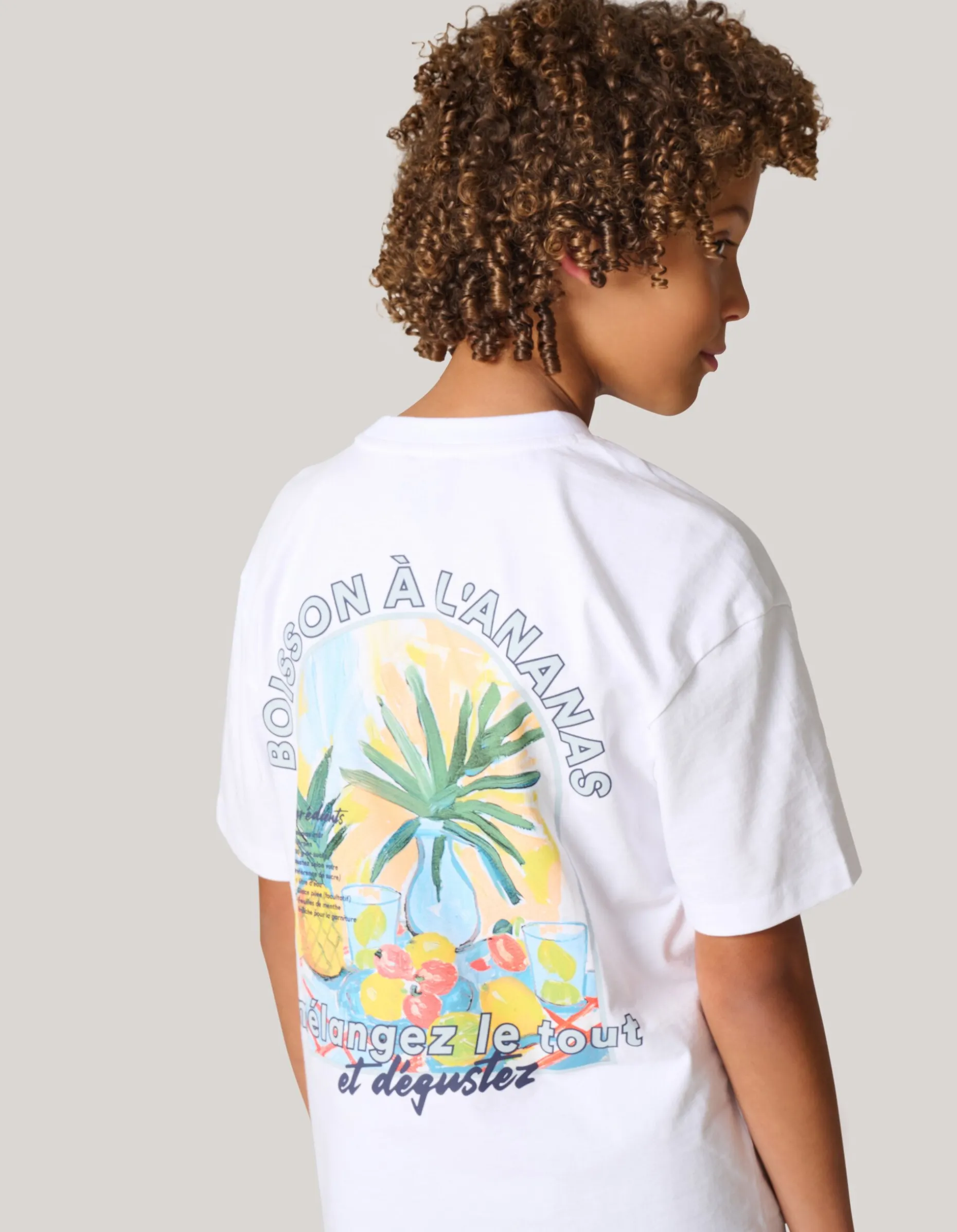 Artwork T-shirt Wit