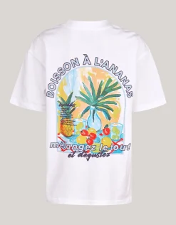Artwork T-shirt Wit