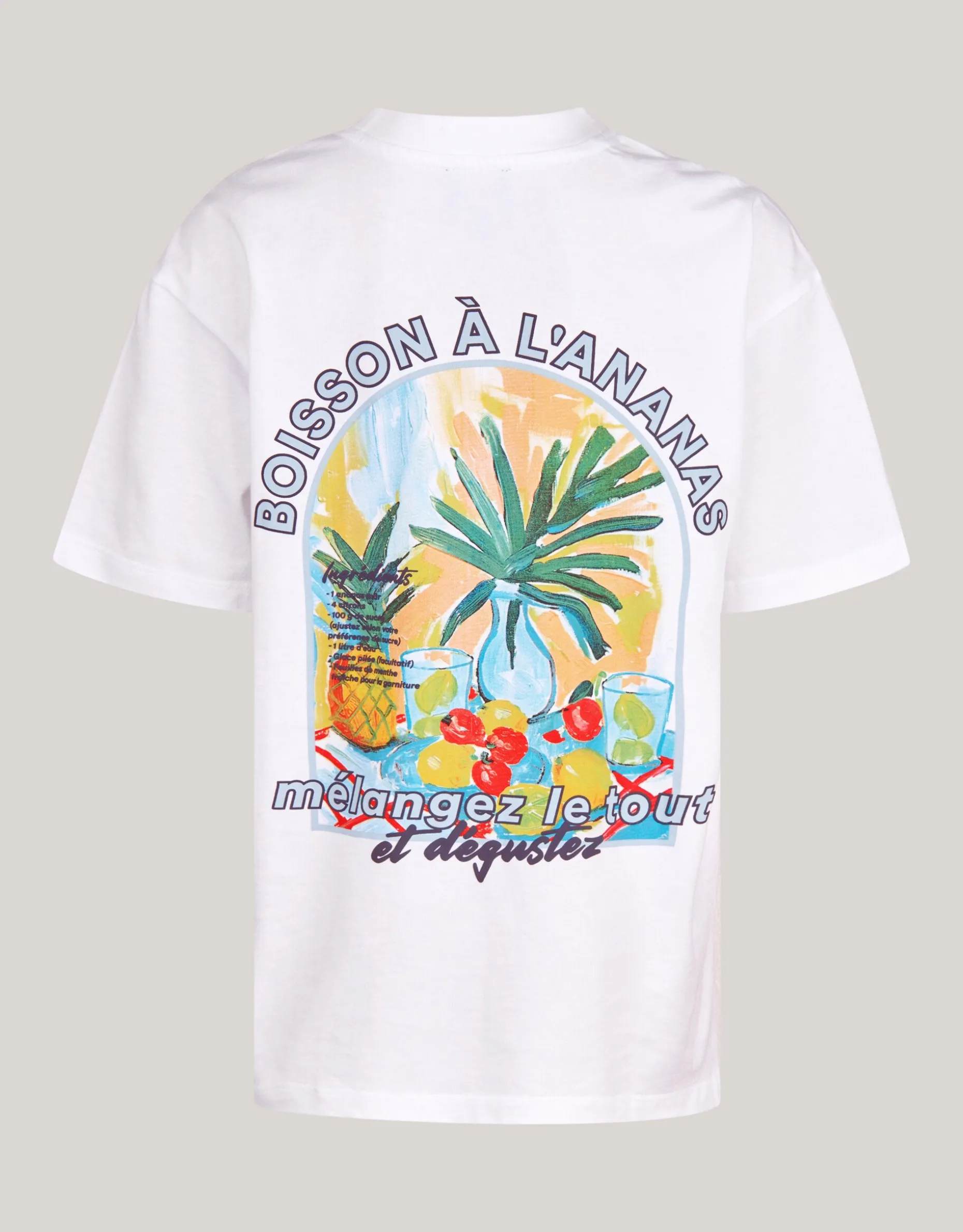 Artwork T-shirt Wit