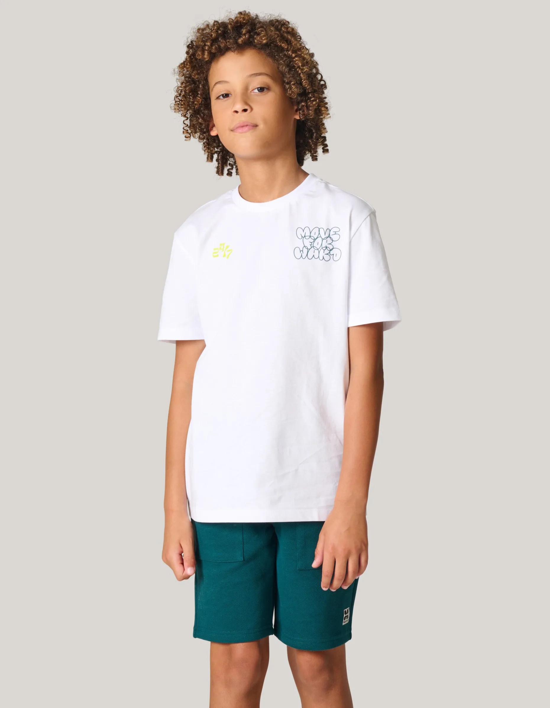 Artwork T-shirt Wit