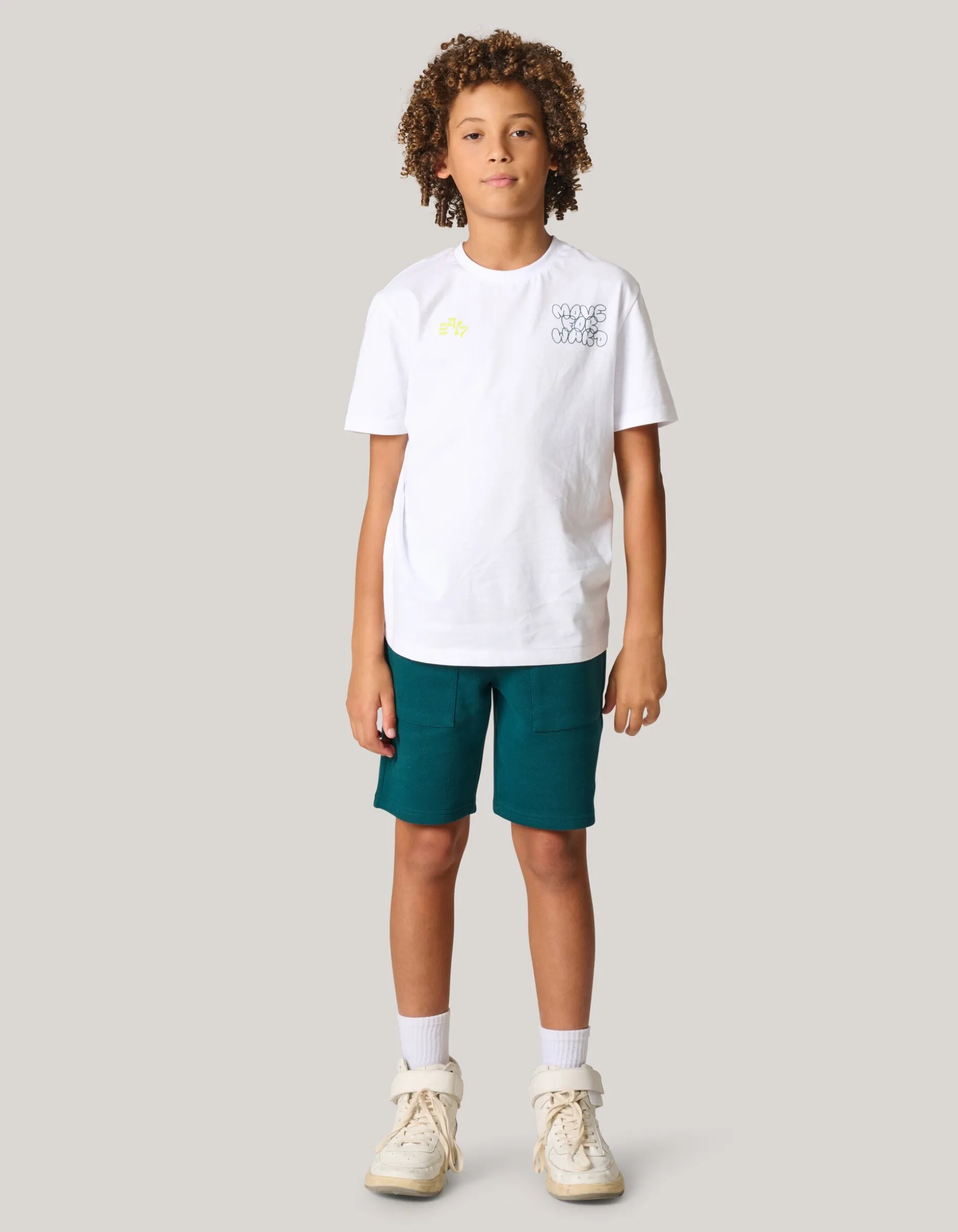 Artwork T-shirt Wit