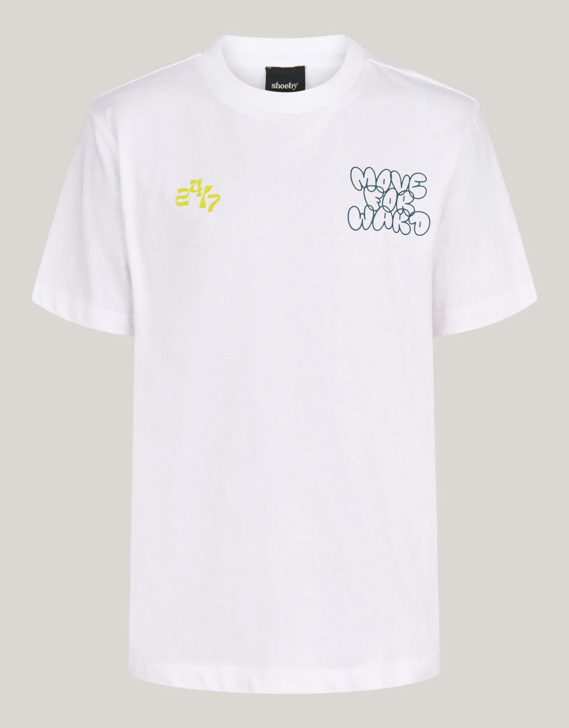Artwork T-shirt Wit