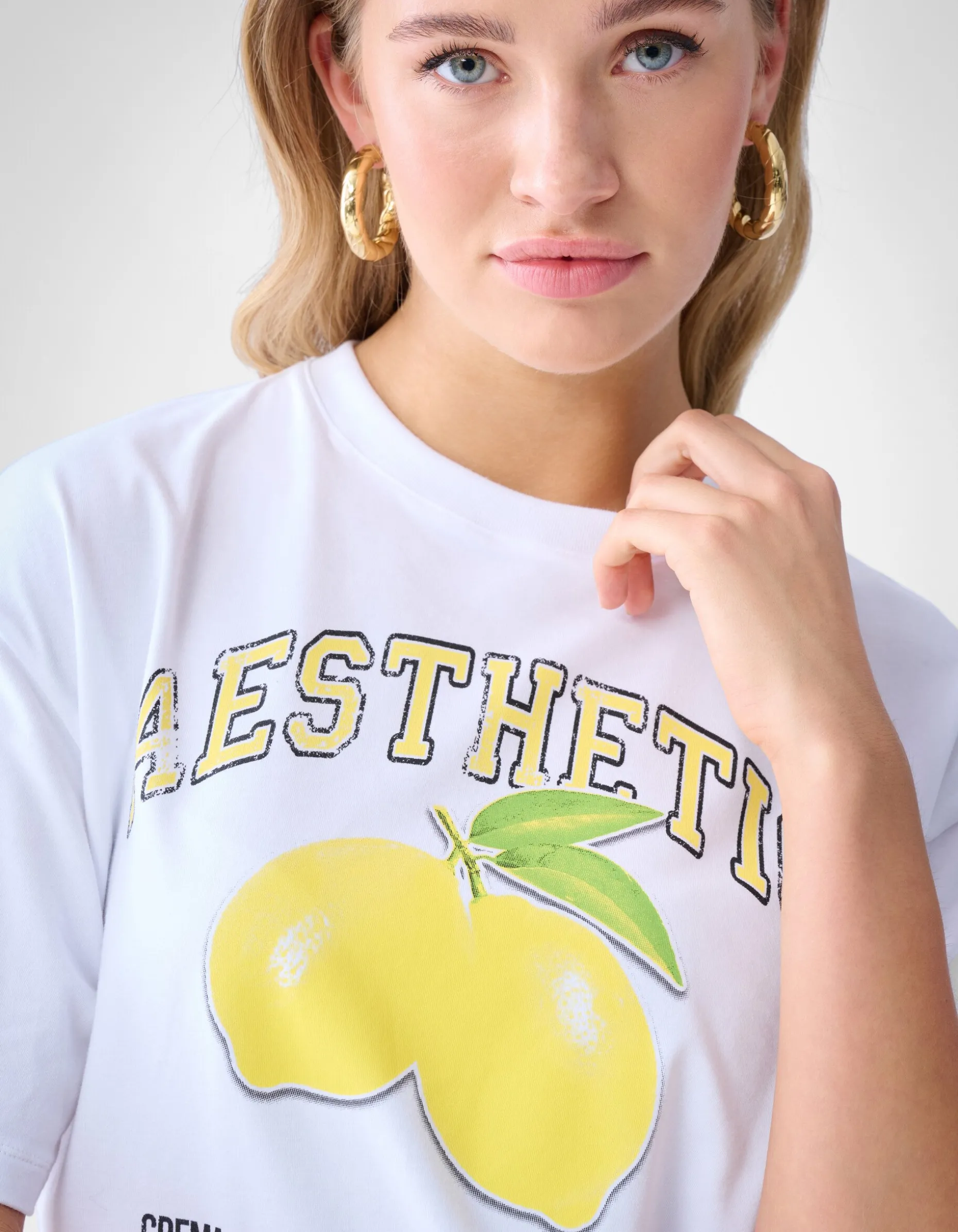 Artwork T-shirt Wit
