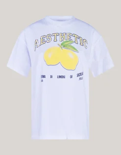 Artwork T-shirt Wit