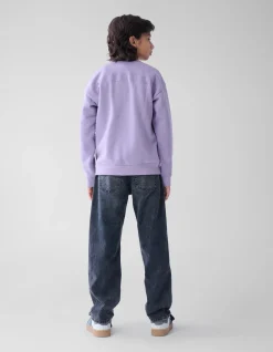 Backprint Sweater Lichtpaars