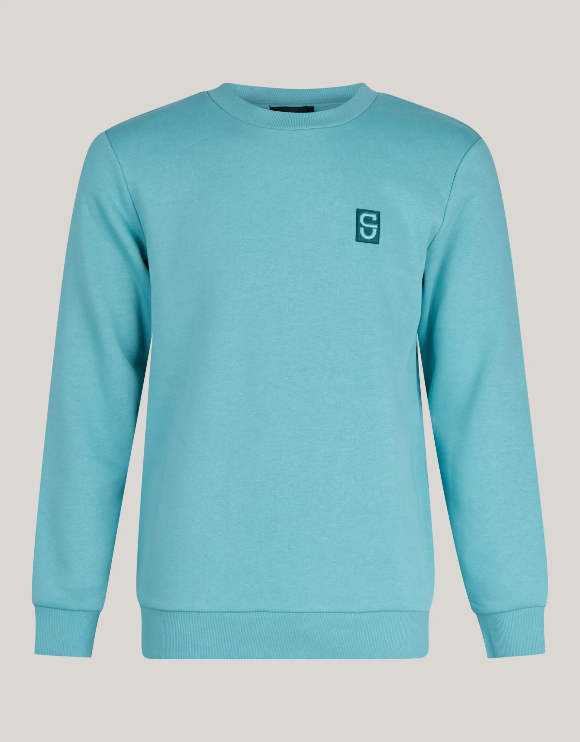 Badge Sweater Lichtgroen