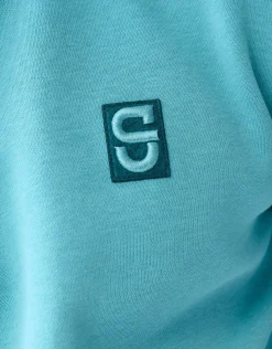Badge Sweater Lichtgroen