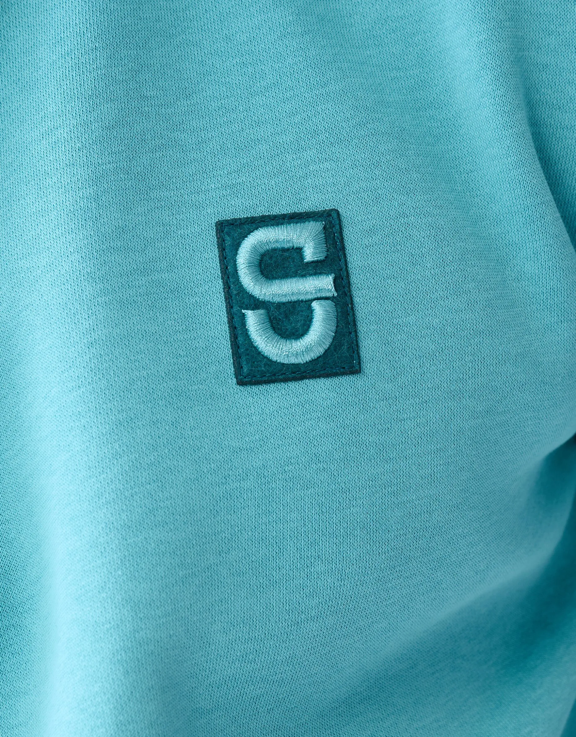 Badge Sweater Lichtgroen