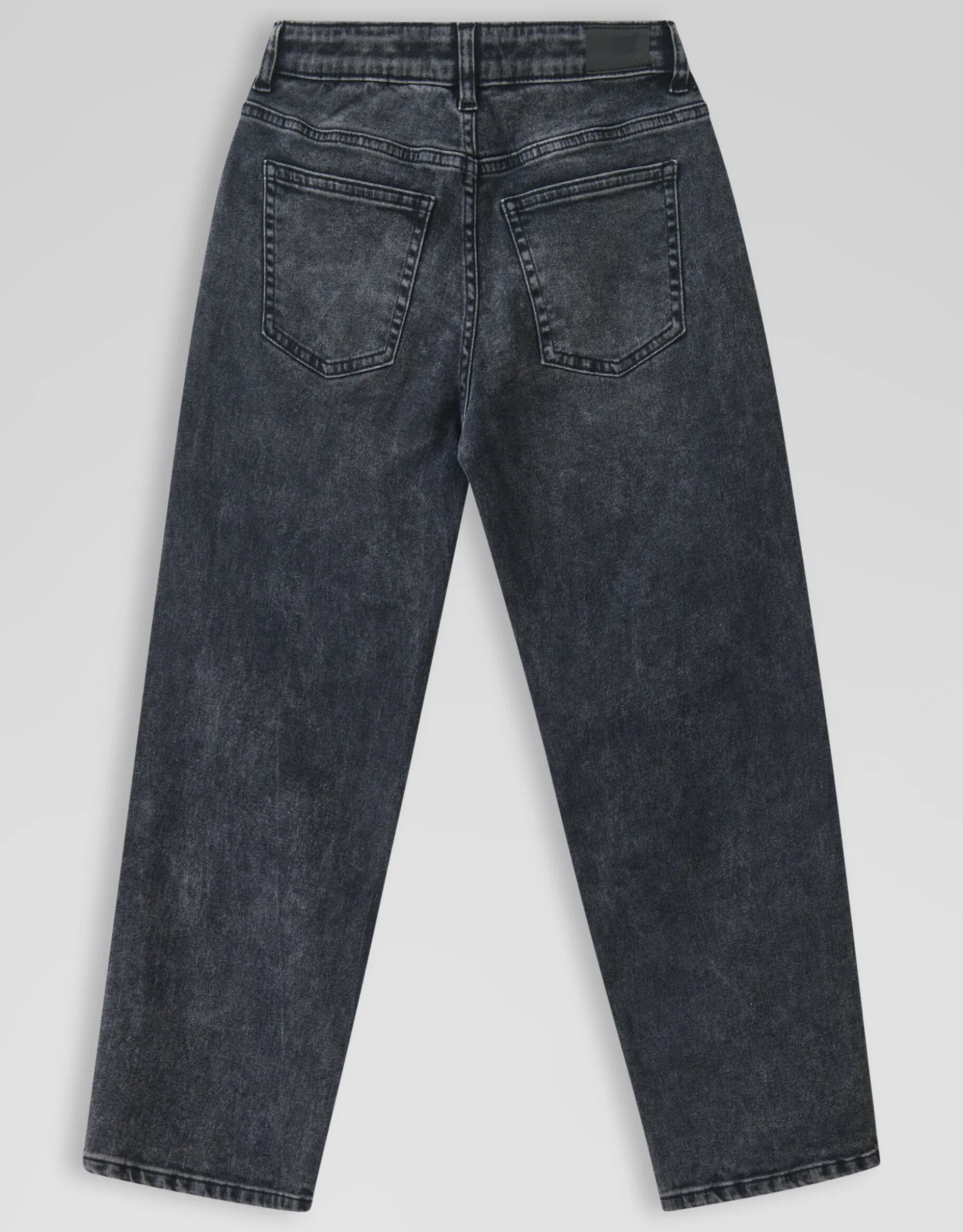 Baggy Fit Jeans Donkergrijs