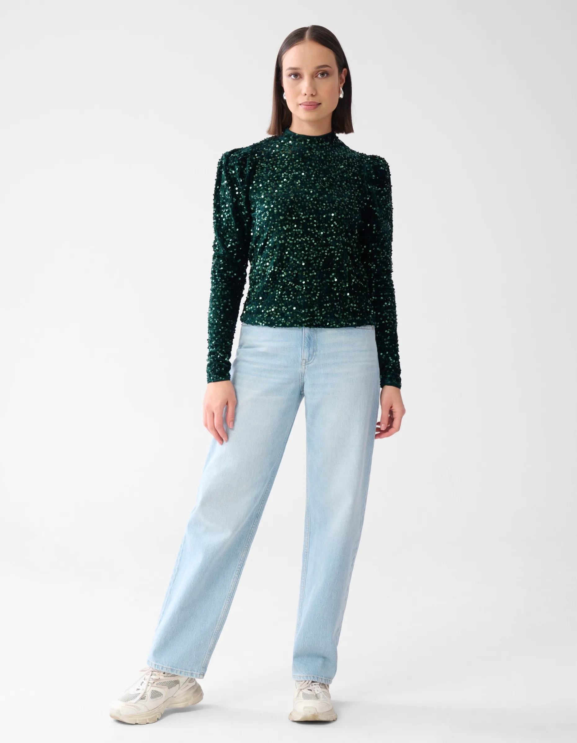 Balloon Fit Jeans Bleached